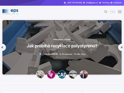 jsme národní organizace s cílem: podporovat efektivní využití odpadního eps, propagovat výrobky a aplikace z eps a mimo jiné se i podílet na tvorbě norem.