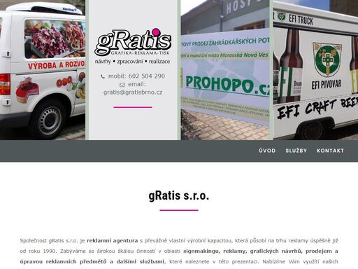 reklamní agentura gratis brno. výroba reklamních předmětů, potisk, vizitky razítka..