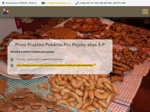 obchodpropsy.cz - psí salon a první psí pekárna v praze
