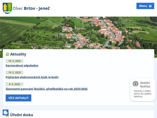 obec se skládá ze dvou částí, z brťova u černé hory a z jenče. katastr má 437 ha a žije zde cca 350 obyvatel. navštivte nás.