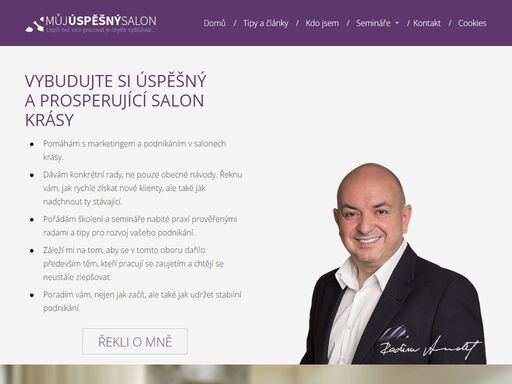 www.mujuspesnysalon.cz