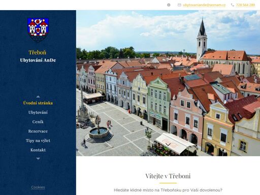www.ubytovaniande.cz