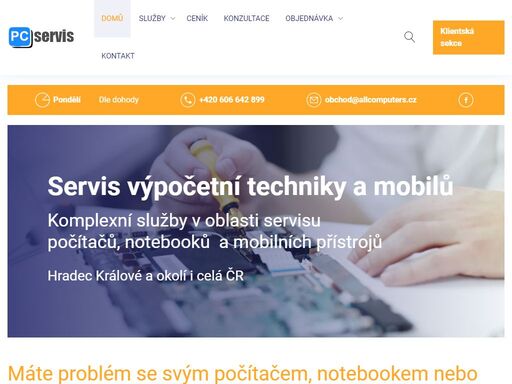 provádíme servis a opravy výpočetní a mobilní techniky pro hradec králové a okolí i celou čr. zajistíme odvoz k nám nebo servisní zásah přímo u vás. průběh opravy můžete sledovat online.