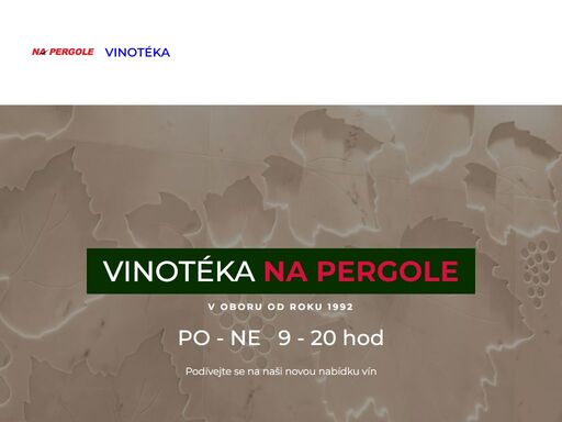 vinoteka-napergole.cz