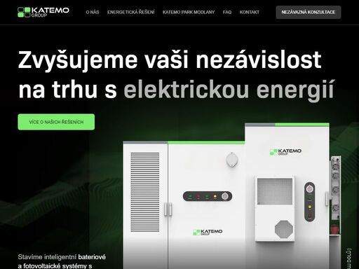 zvyšujeme energetickou nezávislost firem díky hi-tech řešením. stavíme největší solární elektrárny až 45 mw s pokročilými bateriovými úložišti. kompletní energetická řešení na klíč.