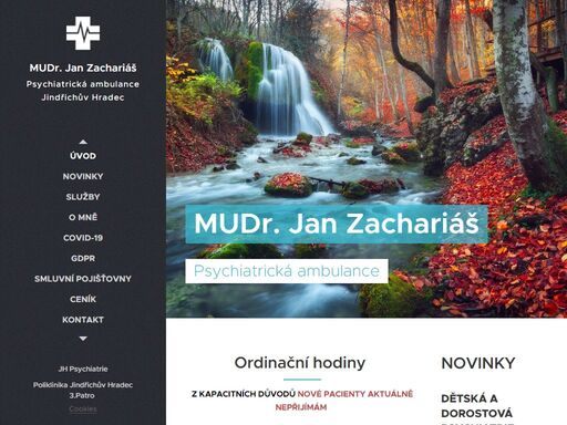 z kapacitních důvodů nové pacienty aktuálně nepřijímám