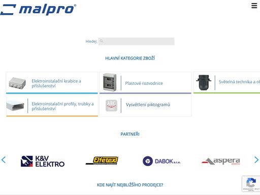 malpro elektro velko a maloobchod zlín