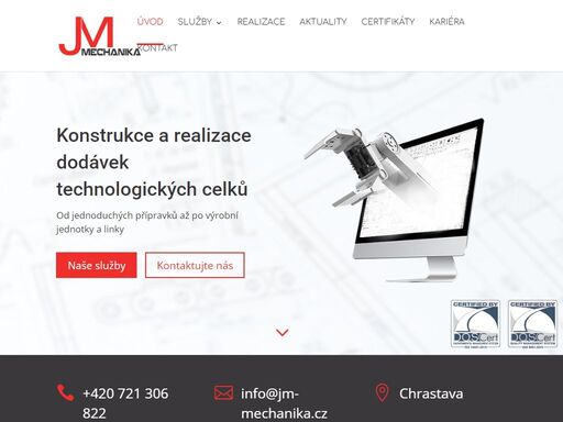 specializujeme se na konstrukci a realizaci dodávek technologických celků od jednoduchých přípravků až po výrobní jednotky a linky.