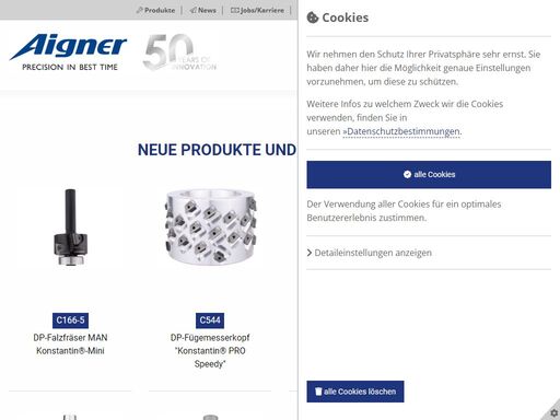 die innovativen werkzeuge von aigner zur holz- und kunststoffbearbeitung überzeugen durch ihre top qualität.