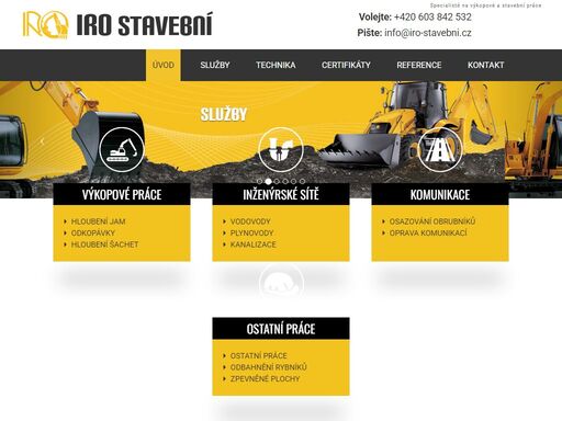 naše firma provádí a zajišťuje veškerou stavební činnost v oblasti zemních prací pásovými rypadly, kolovými rypadly, a to včetně přepravy materiálu v těžkém terénu a po silnicích. dále provádíme přepravu nadrozměrných nákladů, rozvor a prode pohonných hmot až na místo určení ke stavebním strojům.
