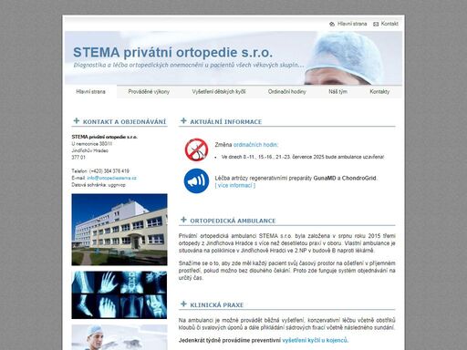 ortopedická ambulance stema