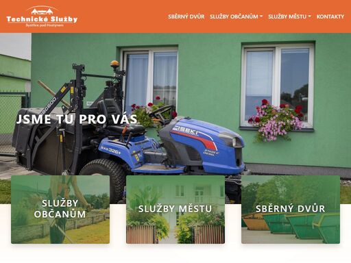 technické služby bystřice pod hostýnem, správa bytů, údržba města, sběrný dvůr, tepelné hospodářství, 
