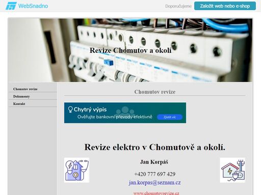 revize chomutov a okolí