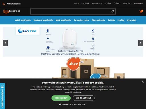 internetový prodej elektroniky. nabízíme audiotechniku, videotechniku, dvd, lcd, digitální fotoaparáty, bílé zboží, výpočetní techniku - počítače, mobilní telefony, navigace. máme značky sony, panasonic, samsung, jvc, lg, canon, nokia, sony ericsson.