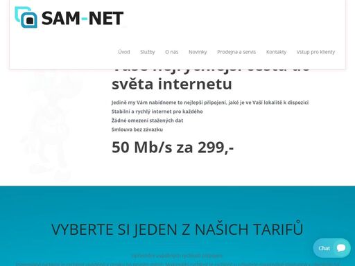 sam-net - internet pro obyvatele měst a obcí zbraslavice, červené janovice, opatovice1, senetín, bohdaneč, třebětín, štipoklasy, černíny, hetlín, kateřinky, vidlák, bahno, maxovna, týniště, radvančice, prostřední ves, šlechtín, vilémovice, korotice, březová, petrovice1, katlov, zdeslavice a okolí.