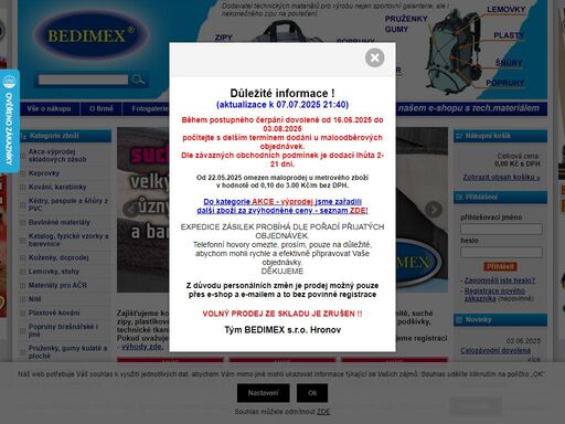 nabízíme technické tkaniny, tkaninu na žehlící prkna, maskáče, zipy, zdrhovadla, nitě, průmyslové nitě, suché zipy, lemovky, keprovky, popruhy, plastové kování, trojzubce, průvlečné spony, plastový žebříček, plastová karabinka, galanterní kování, sedlářské kování, kovové karabinky, zdrhovadlový pás, zipová metráž, zip v metráži, nekonečný zip spirálový, zip spirálový v metráži, nekonečný zip na povlečení, jezdec na zip