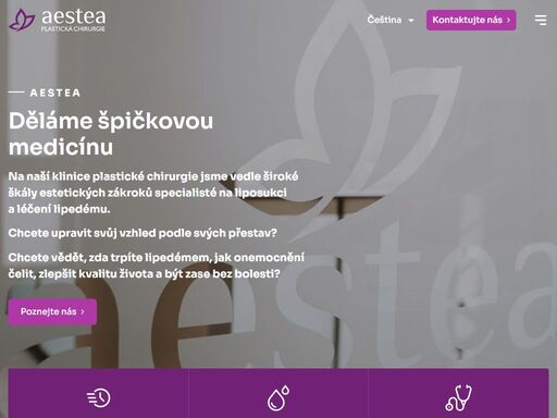 na naší klinice plastické chirurgie jsme vedle široké škály estetických zákroků specialisté na liposukci a léčení lipedému. upravíme váš vzhled podle přestav.