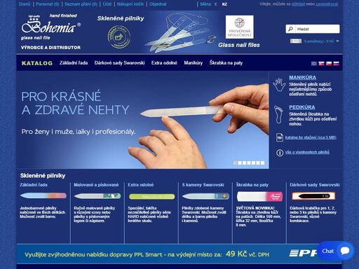 skleněný pilník, výrobce a distributor - bohemia glass nail file. nabízíme široký sortiment skleněných pilníků a škrabek na paty. možnost nákupu on-line v našem e-shopu.