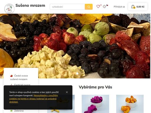 lyofilizace potravin český výrobce zdravé raw stravy