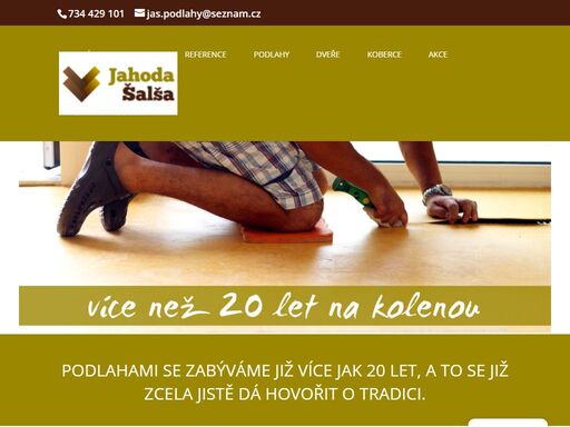 podlahami se zabýváme již více jak 20 let, a to se již zcela jistě dá hovořit o tradici. jsme prodejci mnoha renomovaných značek.