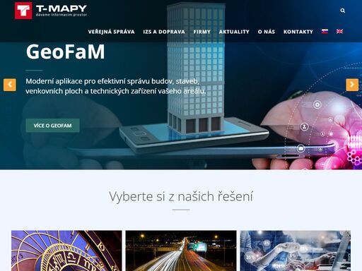t-mapy - jsme tým odborníků v oblasti informačních technologií a geoinformačních systémů. rozumíme vám i vašim požadavkům a umíme vás posunout dál.