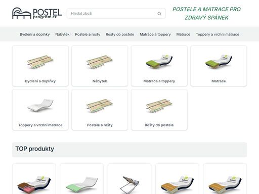 objevte široký výběr postelí a matrací na postelprogram.cz. manželské postele, dětské postele, zdravotní matrace, lamelové rošty a vše pro zdravý spánek.