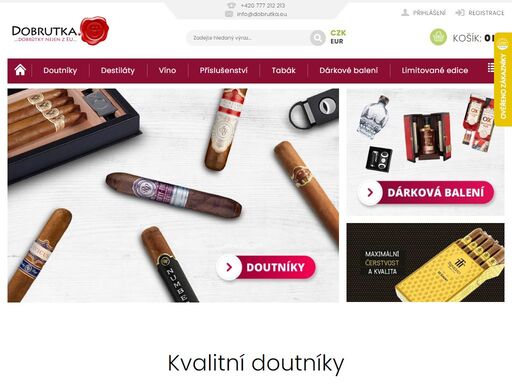 vychutnejte si ty nejlepší doutníky a destiláty z celého světa. nabízíme široký výběr více než 1000 unikátních produktů skladem ?