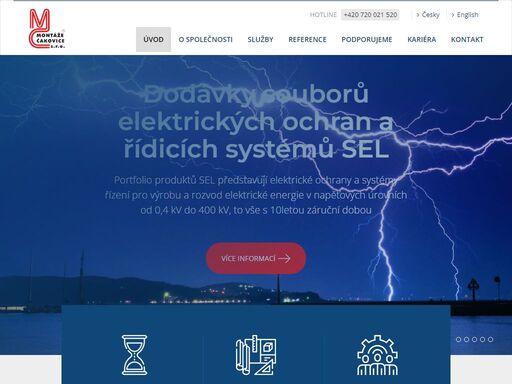 výroba a dodávky elektrických zařízení či souborů elektrických ochran. dodávky systémů měření a regulace pro energetiku, průmysl a inženýrské sítě a montáže rozvaděčů, poruchové signalizace, elektr. práce v energetice, průmyslu a inženýrských sítí.