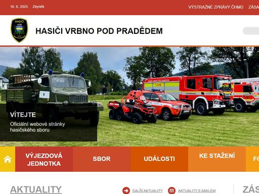sh čms - sbor dobrovolných hasičů;vrbno pod pradědem;a;jednotka sboru dobrovolných hasičů;vrbno pod pradědemnádražní 660, 793 26 vrbno pod pradědem.mail: ondrej.chalupa@vrbnopp.cztel.:;739 467 093 - velitel jsdh - výjezdová jednotkatel.: 608 000 841 - starosta sdhhasičská zbrojnice:;558 271 331,;  558 271 332