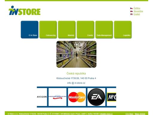 založeno v roce 2005 mateřskou společností­ national in-store, usa . česká republika petra kostková petra.kostkova@in-store.cz