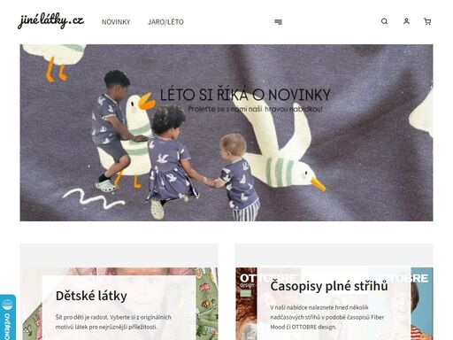originální látky od evropských dodavatelů a designerů | jiné látky vznikly jako rodinný projekt hany a anety - mámy a dcery, holek, kterým v žilách proudí moravská krev, láska k látkám a šití i obchodní duch. přály jsme si, aby náš milovaný hradec králové, kde obě žijeme, mohl všem nadšeným švadlenkám nabídnout obchod…