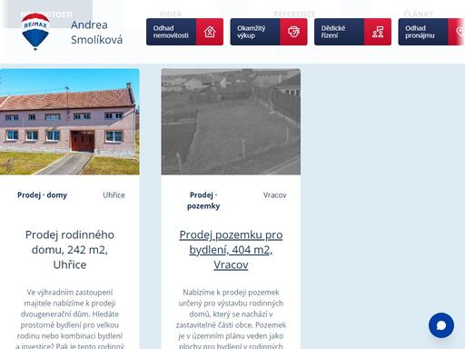 www.andrea-smolikova-remax.cz