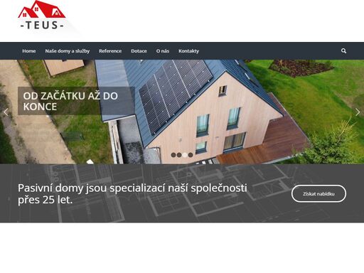 výstavba pasivních domů, pasivní domy stavba, dřevodstavby. teus stavby