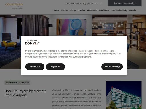 hotel courtyard by marriott prague airport nabízí komfortní ubytování v areálu letiště václava havla, a je tak ideálním řešením pro váš brzký či pozdní let. garantujeme nejnižší ceny.