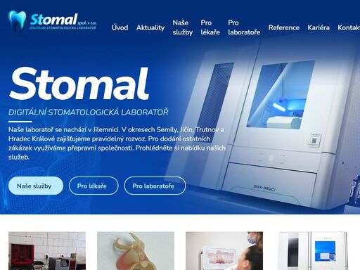 stomal, spol.s r.o. - moderní stomatologická laboratoř z podkrkonoší zhotovuje kompletní sortiment fixních i snímatelných náhrad a dentálních zdravotních pomůcek. 
