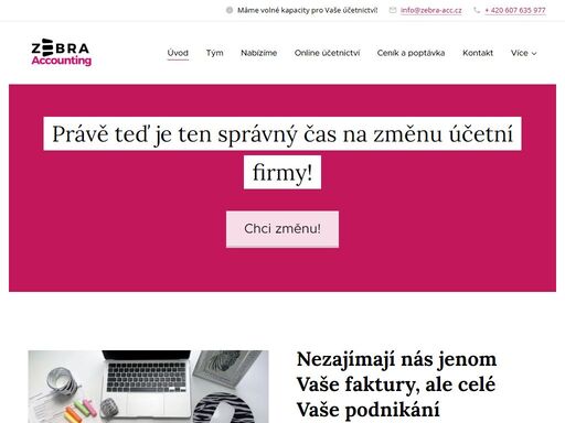nezajímají nás jenom vaše faktury, ale celé vaše podnikání