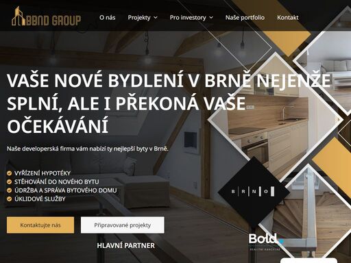 profesionální developerská firma v brně s důrazem na kvalitu a individualitu. rekonstrukce a výstavba bytů s dobrou dostupností a péčí o každý detail. brno město.