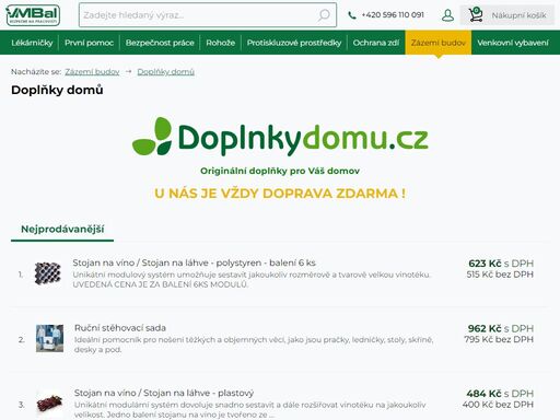 
originální doplňky pro váš domov
 u nás je vždy doprava zdarma !