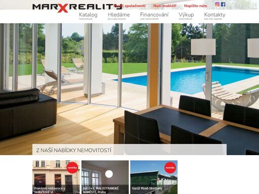 realitní kancelář marx reality - klíče k vašemu novému bydlení