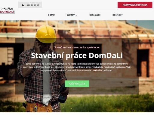 stavební práce provádíme s důrazem na kvalitu a detail. stavby a rekonstrukce bez starostí, s důslednou kontrolou a perfektním výsledkem.