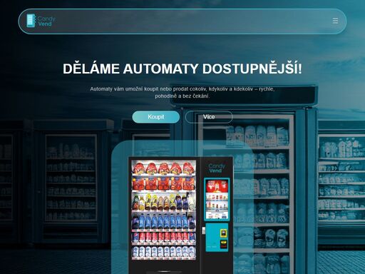 nejspolehlivější automaty v české republice. udělěj si vlastní brand a o lokaci se ti už postaráme!