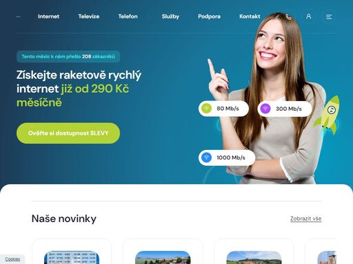 nenechte si utéct nejoblíbenější tarif internetu za 145 kč měsíčně na celý rok. kontaktujte nás pro nejvýhodnější tarif.