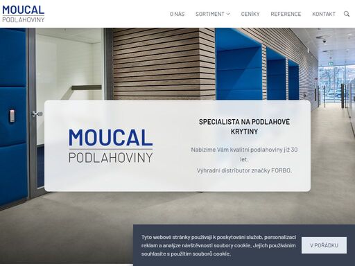 firma moucal podlahoviny je distributor podlahových krytin značky forbo.