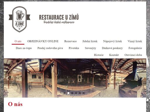 restaurace u zímů - o nás