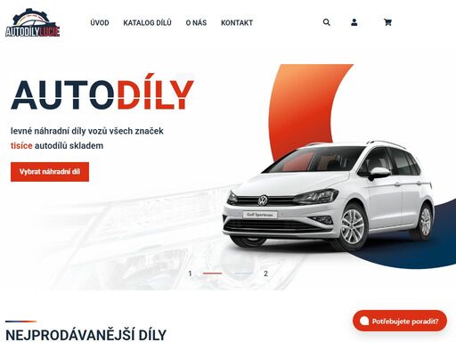 široká nabídka náhradních autodílů pro většinu aut. doručujeme po celé čr. doprava již od 79 kč