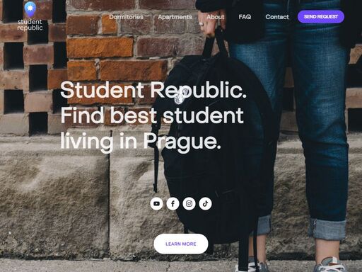 apartments, student dormitory and flat share in prague. rent today with no 
commissions and extra fees.