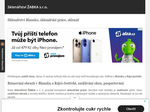 sklenářství žabka s.r.o.