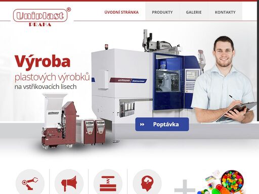 výroba plastových výrobků na vstřikovacích lisech