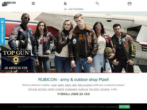 army shop army-rubicon nabízí široký výběr army a outdoorového oblečení a vybavení předních výrobců alpha industries, rothco, comando a dalších