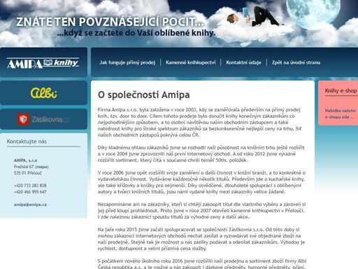 nabízíme přímý prodej a rozvoz knih do firem a dalších institucí. nabízíme knihy přes e-shop, ale také kamenou prodejnu.